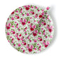 Chintz Red & Pink Roses Cake Plate & Server