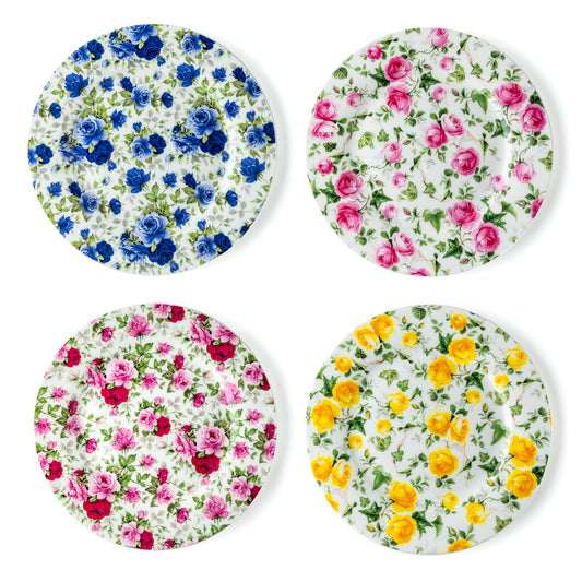 Chintz Set of 4 Dessert Plates