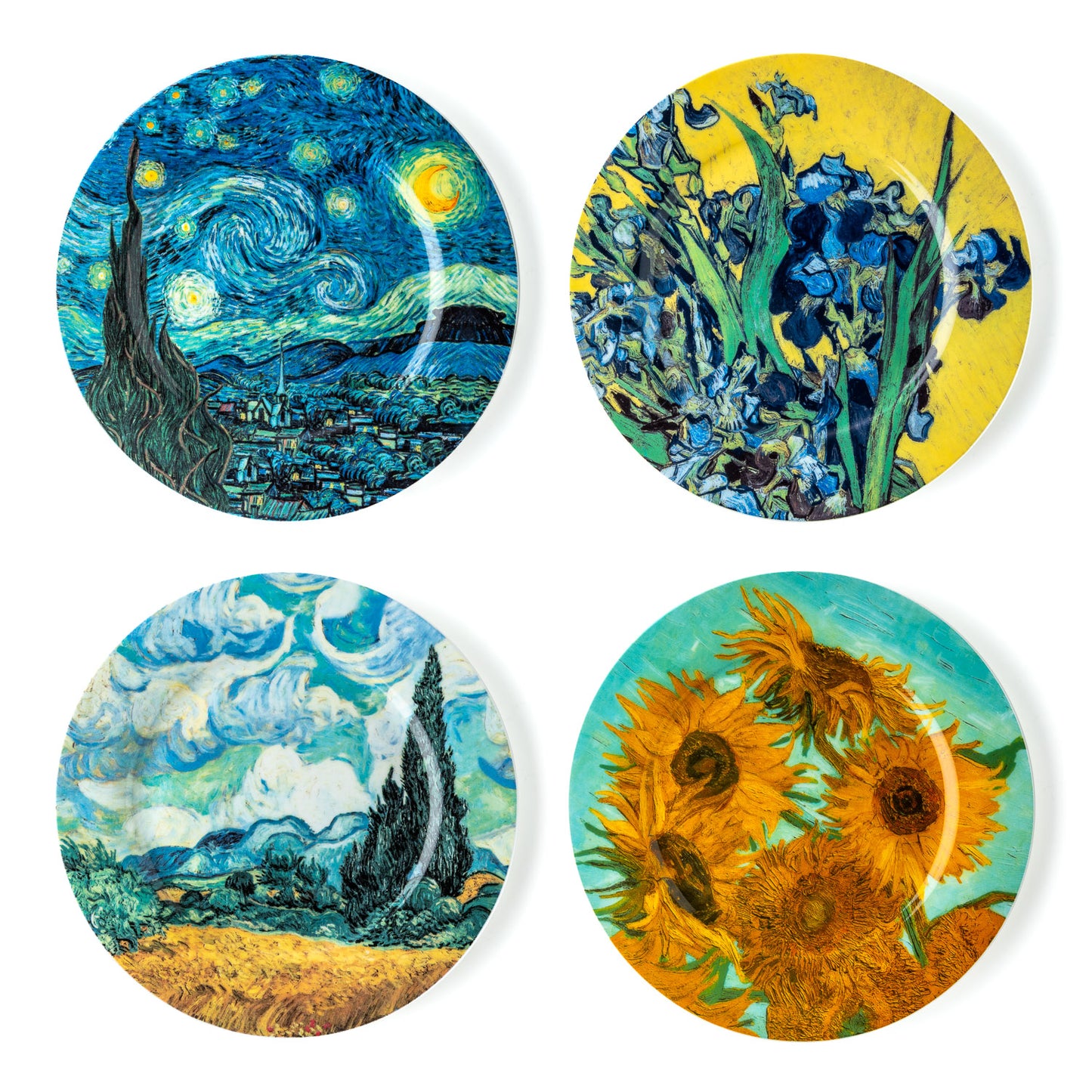 Van Gogh Set of 4 Dessert Plates