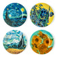 Van Gogh Set of 4 Dessert Plates